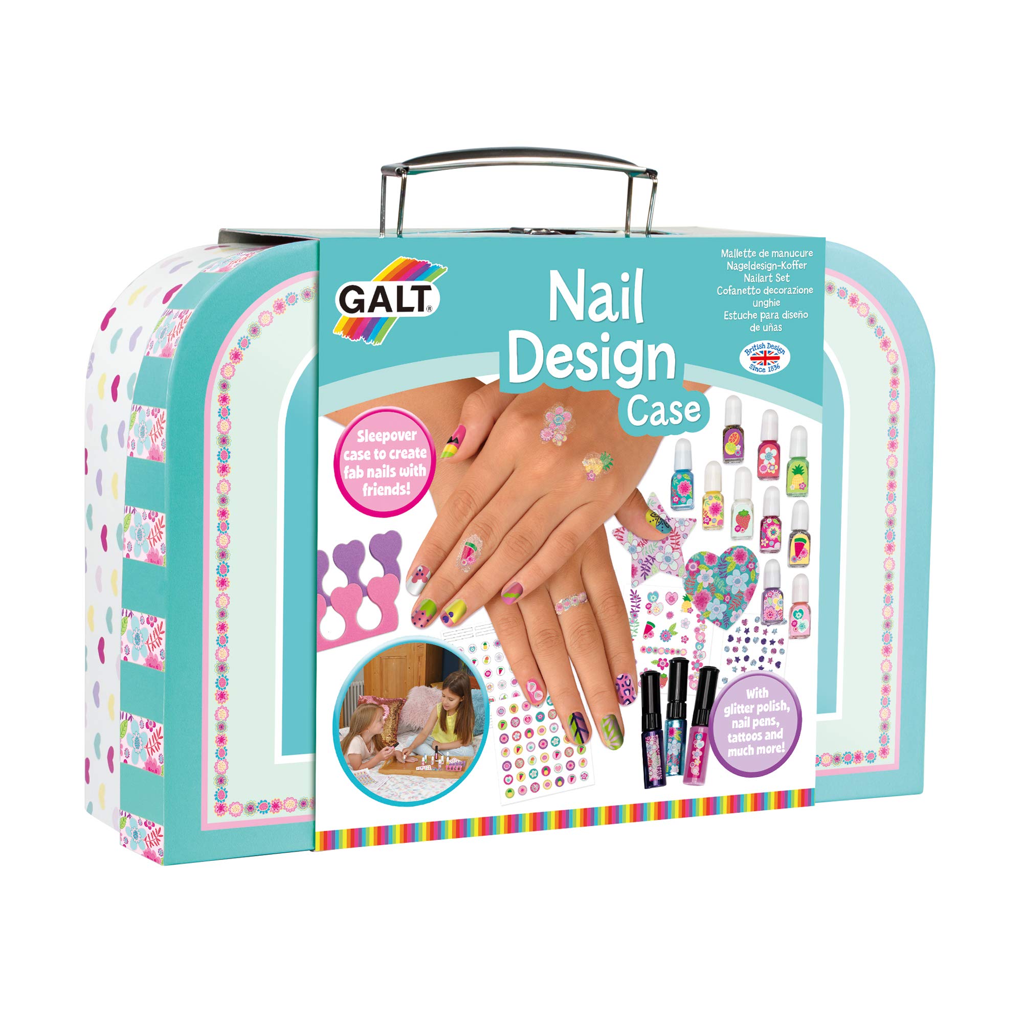 Galt Toys, Nail Design Case, Kids' Craft Kits, Ages 7 Years Plus