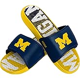 FOCO Michigan Wolverines NCAA Mens Gradient Wordmark Gel Slide - M