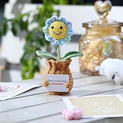 YOOJEE Thank You Crochet Sunflower Pot – "Thank