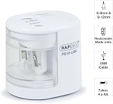 Rapesco 1448 PS12-USB Automatic Pencil Sharpener White USB or Battery view 2