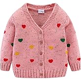 Mud Kingdom Girls Cardigan Sweaters Cute Colorful Love