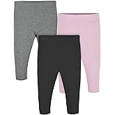 Gerber Baby-Girls Toddler 3-Pack Premium Leggings