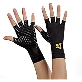 CopperJoint Fingerless Compression Gloves - Copper Arthritis Relief for Men & Women, Breathable Hand Support
