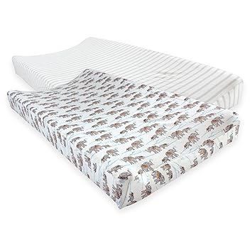 elephant changing pad cover