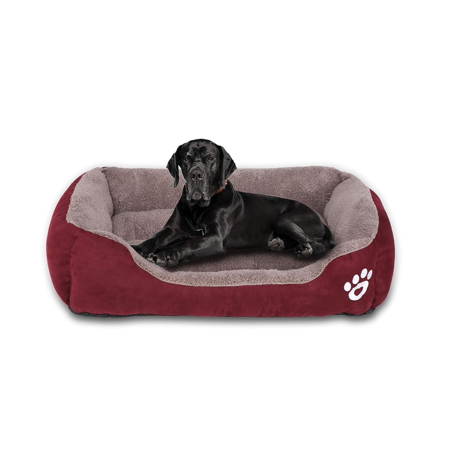 Dog Bed Medium, Warm Soft Comfortable Pet Bed Sofa XL 80*60cm for Medium Dogs Cats Small Pets