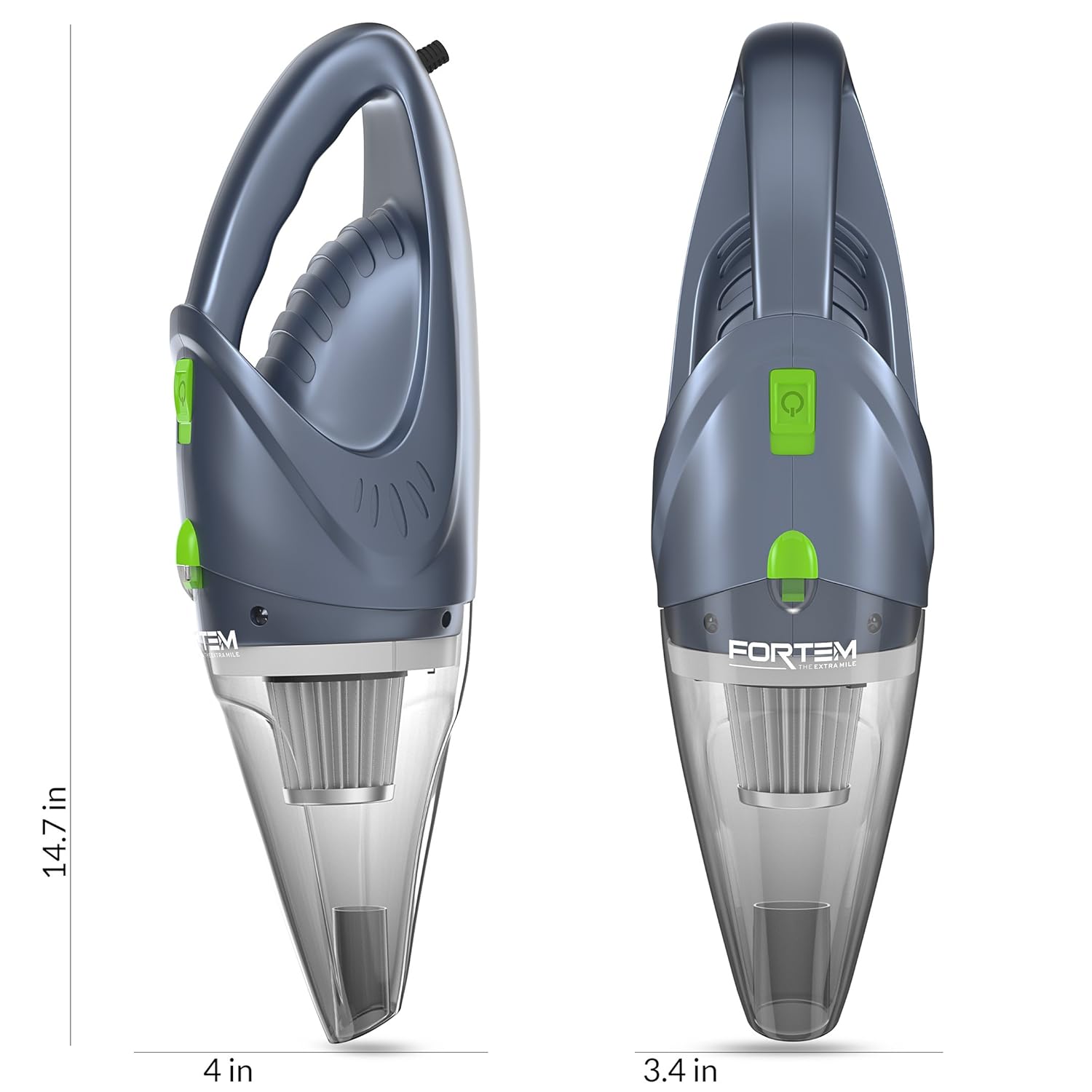 Car Vacuum Cleaner 120W 4500Pa Suction Power DC 12V Handheld Portable