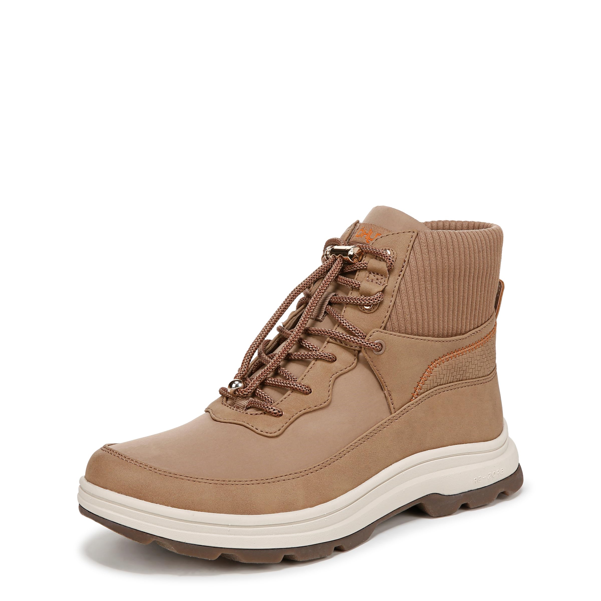 Ryka Womens Brae 2 Water Resistant Snow Boot Walnut Brown Faux Leather 10 M