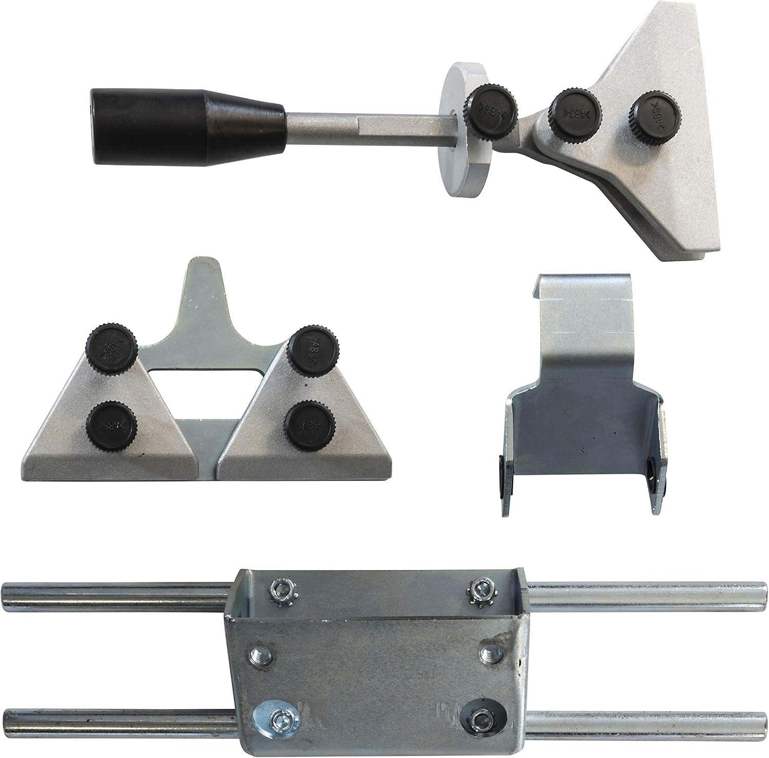 Güde 55248 Grinding Accessory Set 1 for GNS 200 VS (Consisting of: 1x Axe Holder, 1x Scissors Holding Device, 1x Knife Holder) Grey