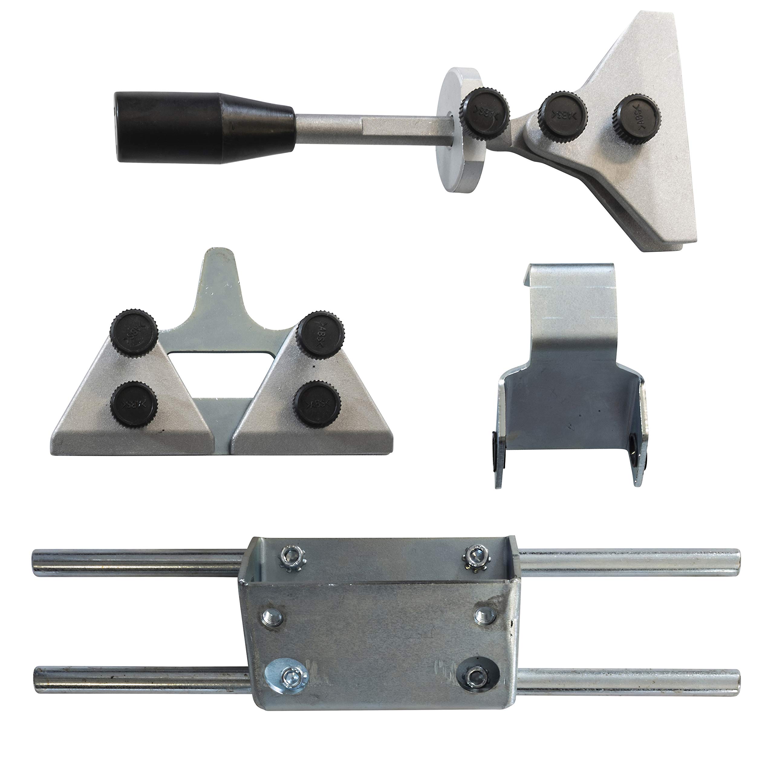 Güde 55248 Grinding Accessory Set 1 for GNS 200 VS (Consisting of: 1x Axe Holder, 1x Scissors Holding Device, 1x Knife Holder) Grey