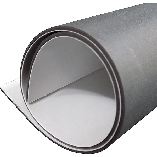 Thin Silicone Rubber Sheet - 60A Hardness, 1/32" Thick, 3" X 9", Black Gasket Material