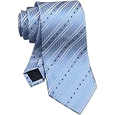 Rosiika Men's Striped Ties Plaid Formal Business Groomsmen Necktie for Wedding