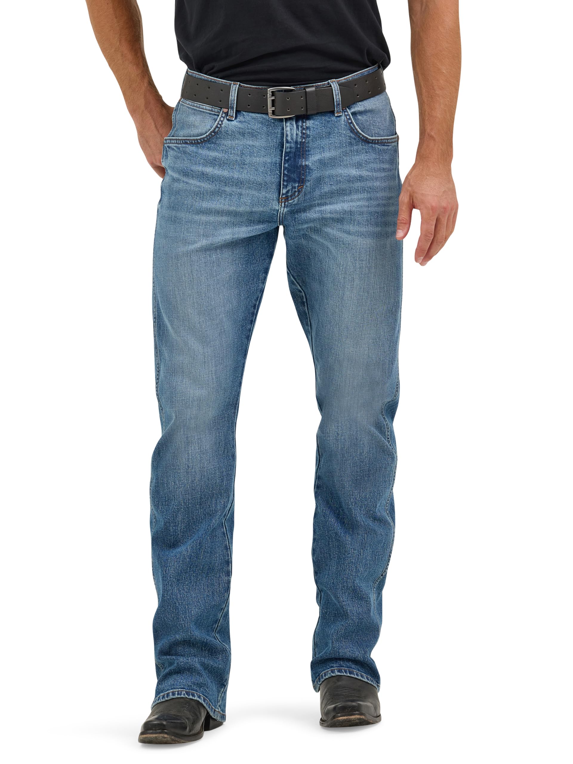 Wrangler Men’s Retro Relaxed Fit Bootcut Jeans, Harris, 38W x 32L