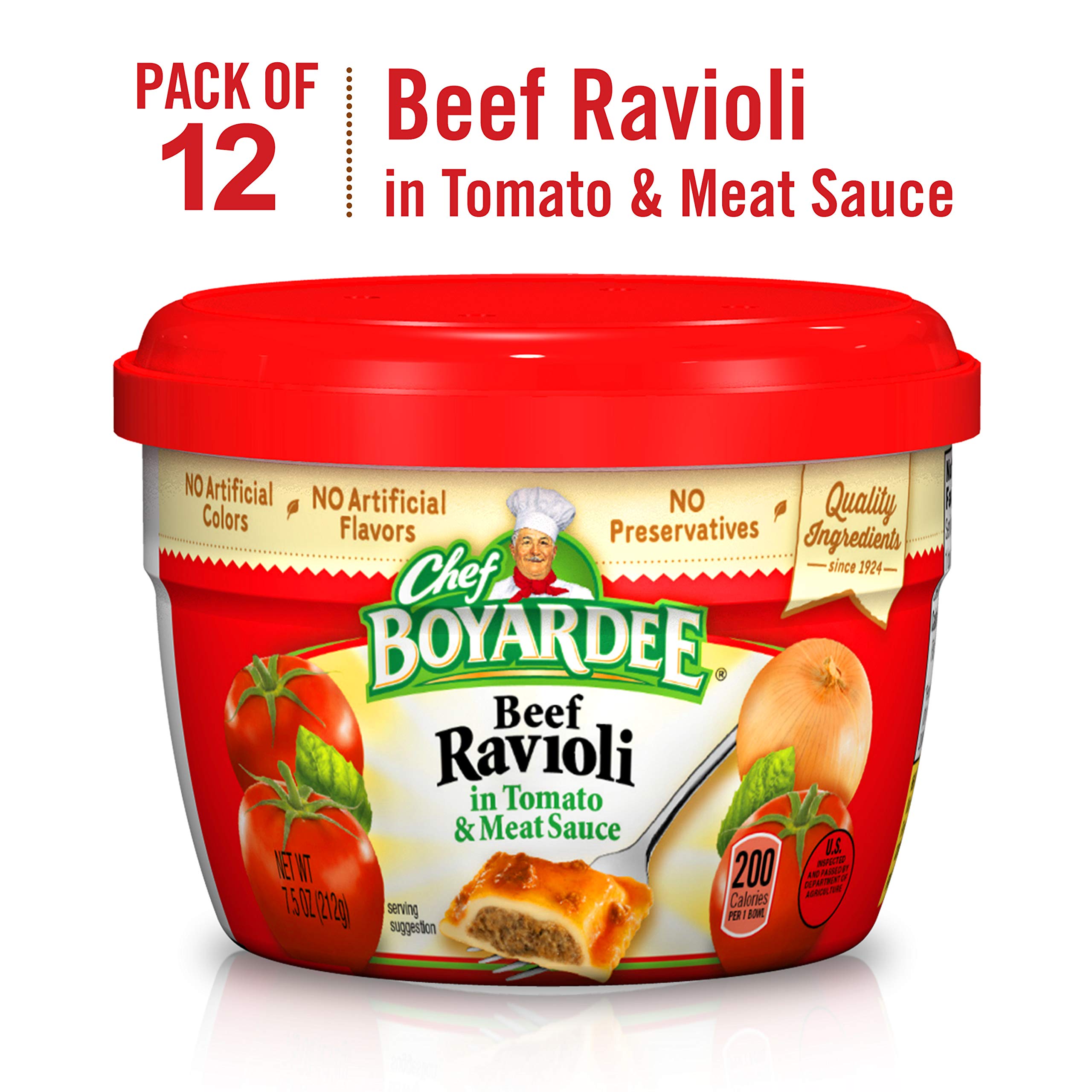 Chef Boyardee Beef Ravioli, 7.5-Ounce Microwavable Bowls (1 pc)