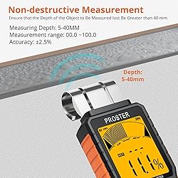 Proster Rechargeable Moisture Meter - Wall Moisture