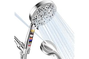 Clarston Filtered Shower Head with Handheld, 10 Modes High Pressure Detachable Showerhead with Filters, Showerheads Filter fo