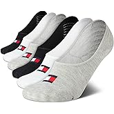 Tommy Hilfiger Womens No Show Socks - 6 Pack Lightweight Athletic Performance Cushioned Shoe Sock Liners for Women