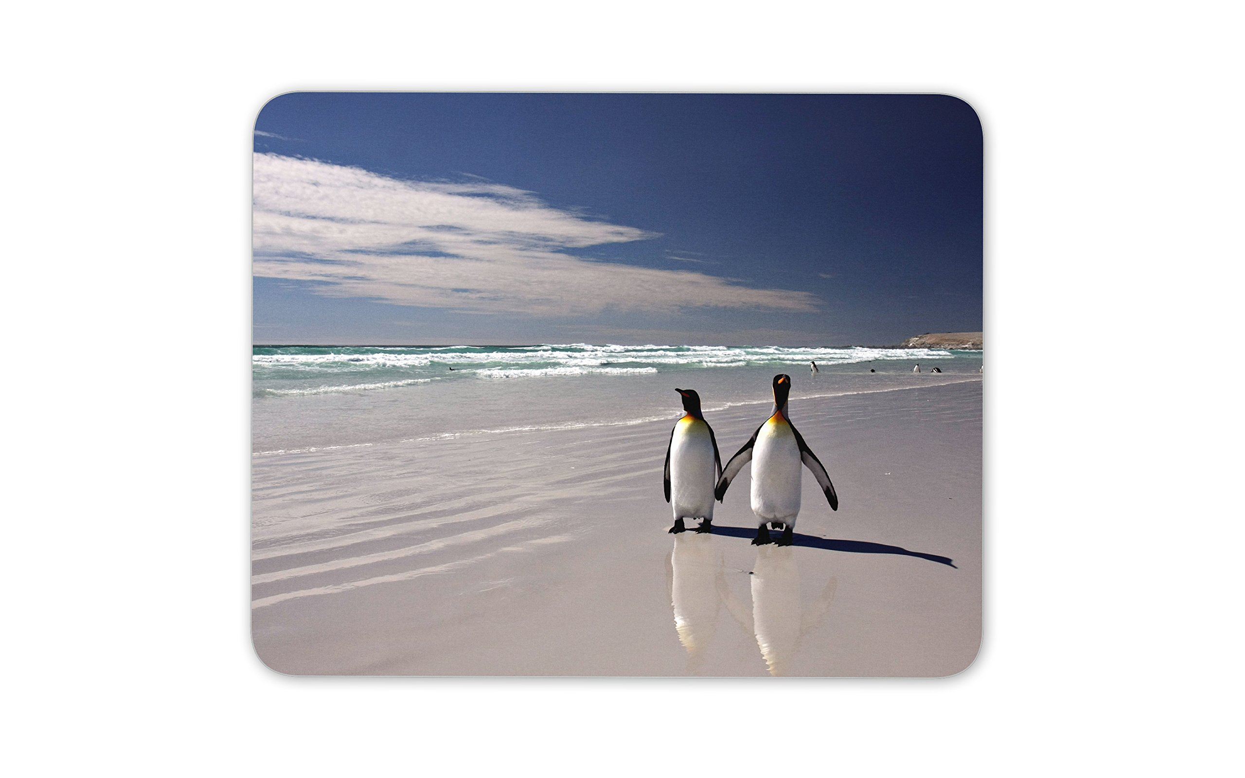 Destination Vinyl Ltd Penguin Pair Mouse Mat Pad - Love Valentines Cute Animal Gift PC Computer #8237