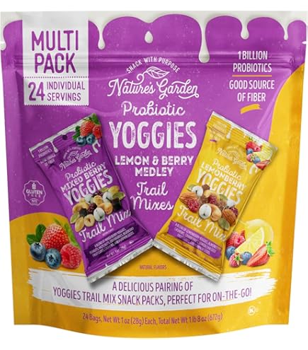 Amazon.com: Nature's Garden Probiotic Yoggies Multi Pack, 21oz