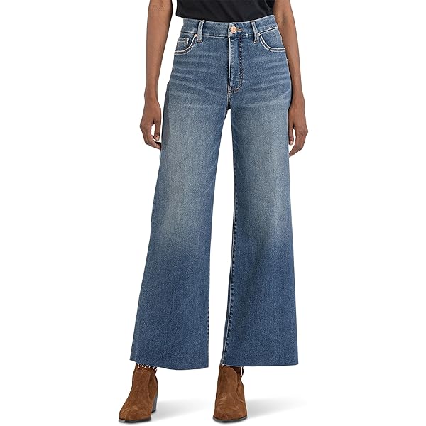 KUT from the Kloth Women's Goldie Mid Rise Super Flare-Wide