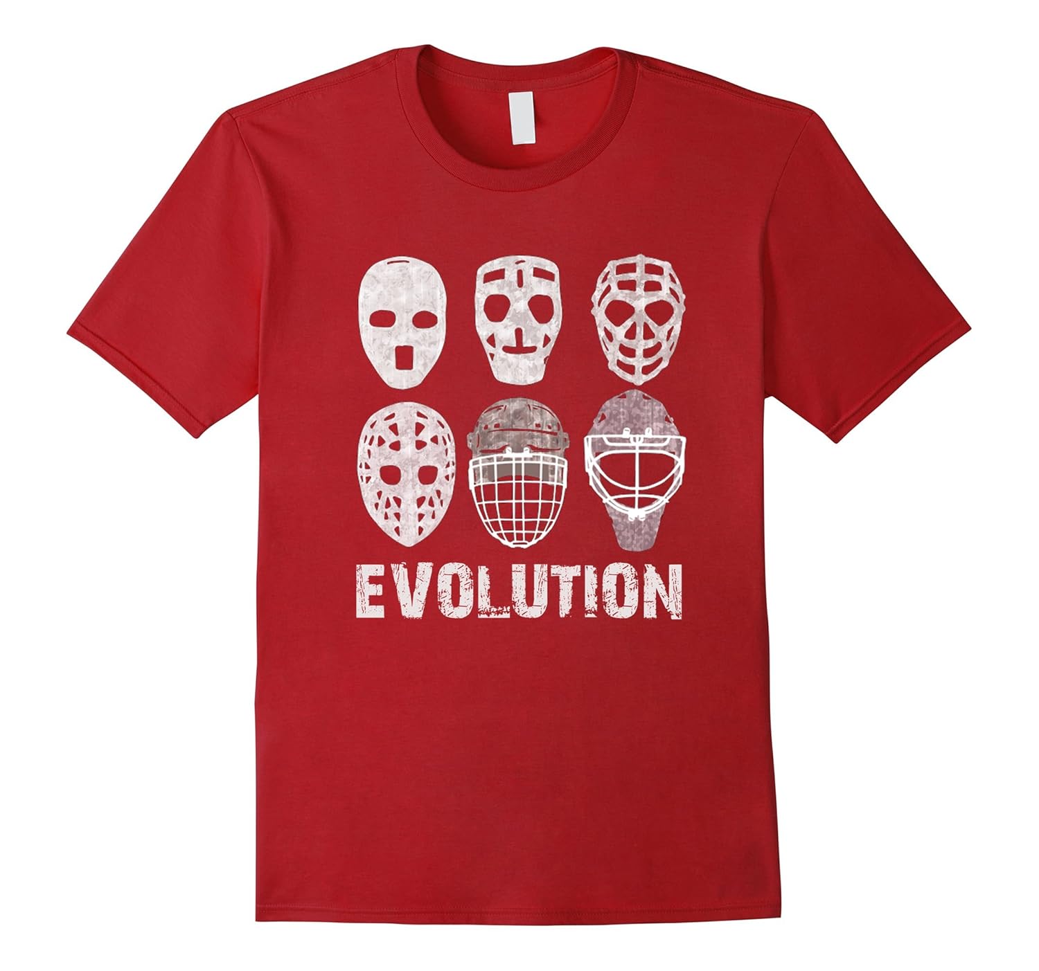 Hockey Goalie Mask Evolution TShirtCL Colamaga