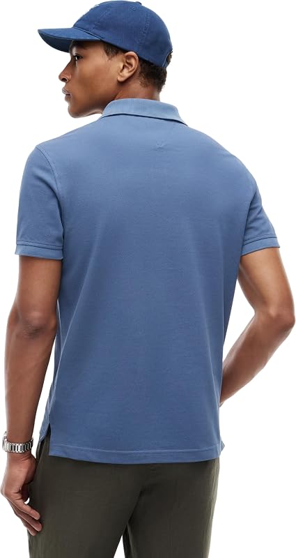Herren Poloshirt Kurzarm 1985 Regular Fit, Blau (Aegean Sea), L