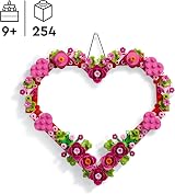 LEGO Heart Ornament Toy 40638 Kids Art Craft Display Model Flowers Leaves Hearts view 2
