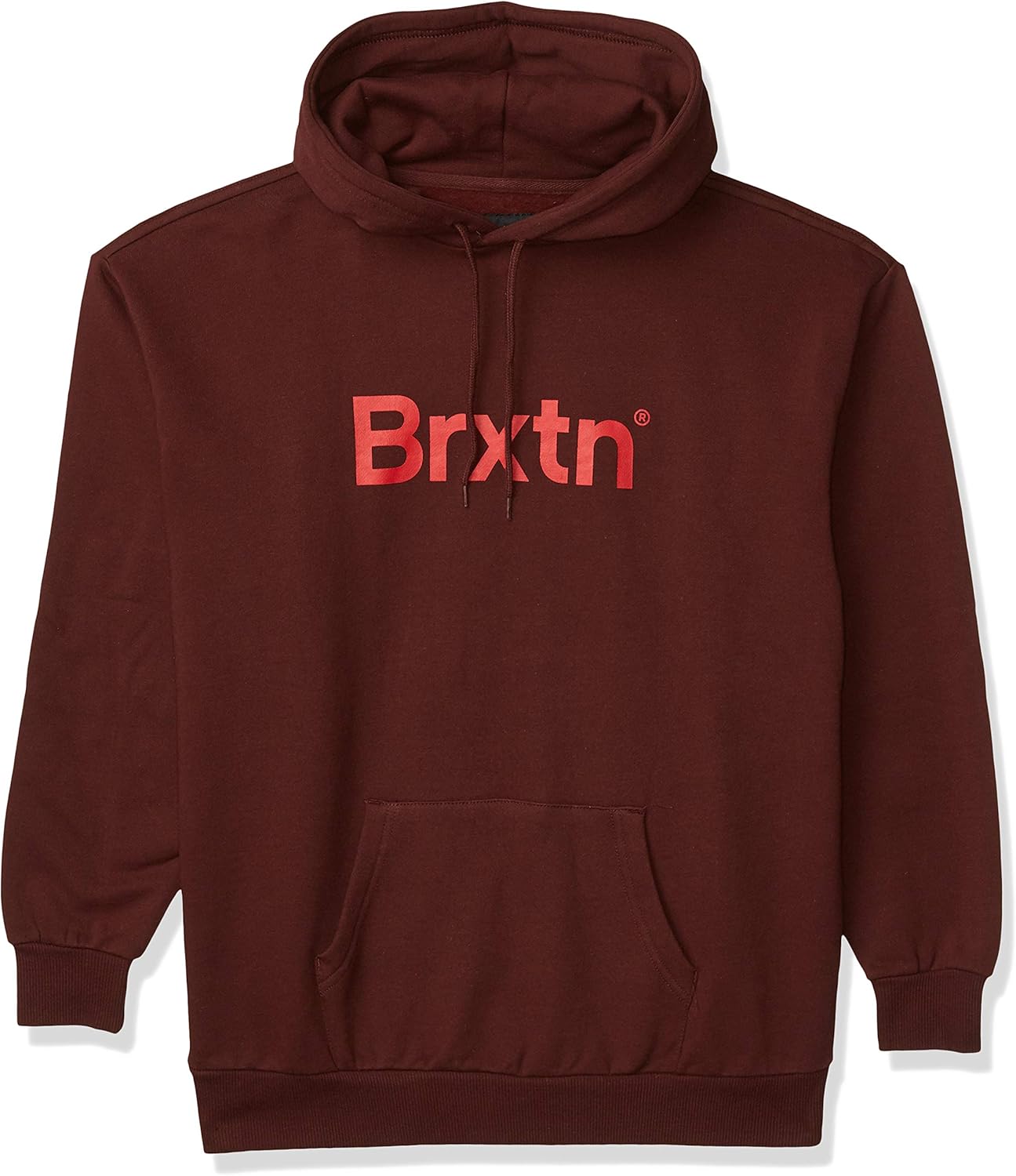 Brixton Men's Gate Relaxed Fit Hooded Fleece: Clothing