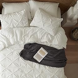 Bedsure Ivory Comforter Set Queen - Bed in a Bag