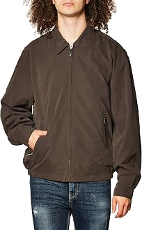 LONDON FOG mens Auburn Zip-front Golf 