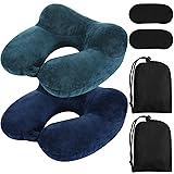 Sintuff 2 Pack Inflatable Travel Pillow for