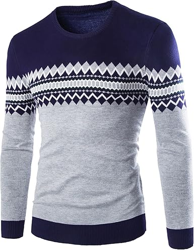 mens patterned jumpers