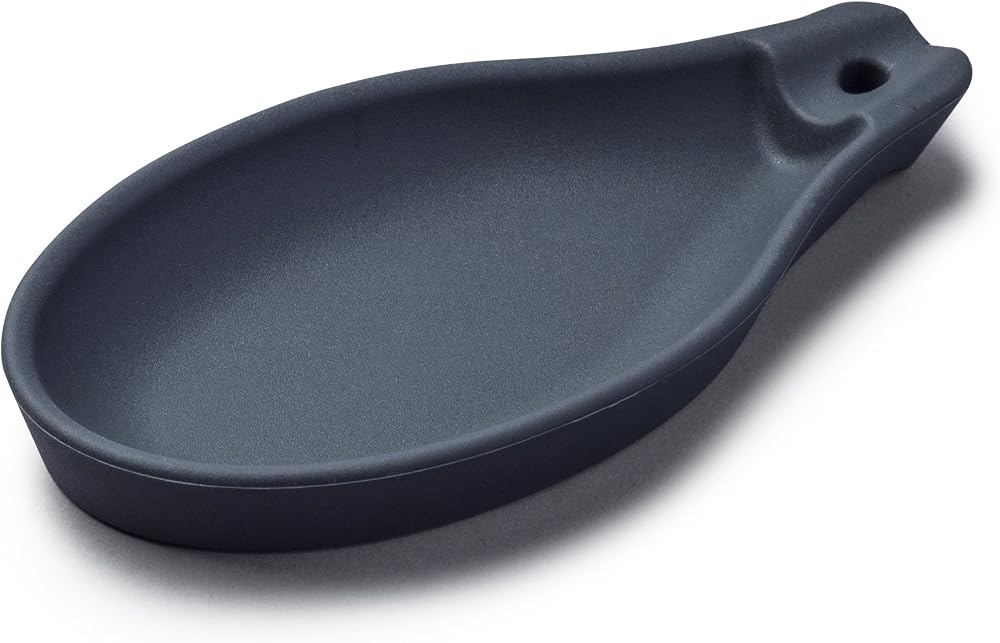 Zeal J149T Spoon Rest Dark Grey Silicone Non-Stick Kitchen Tool