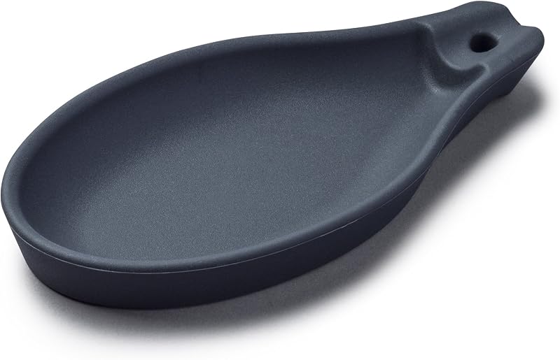Zeal J149T Spoon Rest Dark Grey Silicone Non-Stick Kitchen Tool