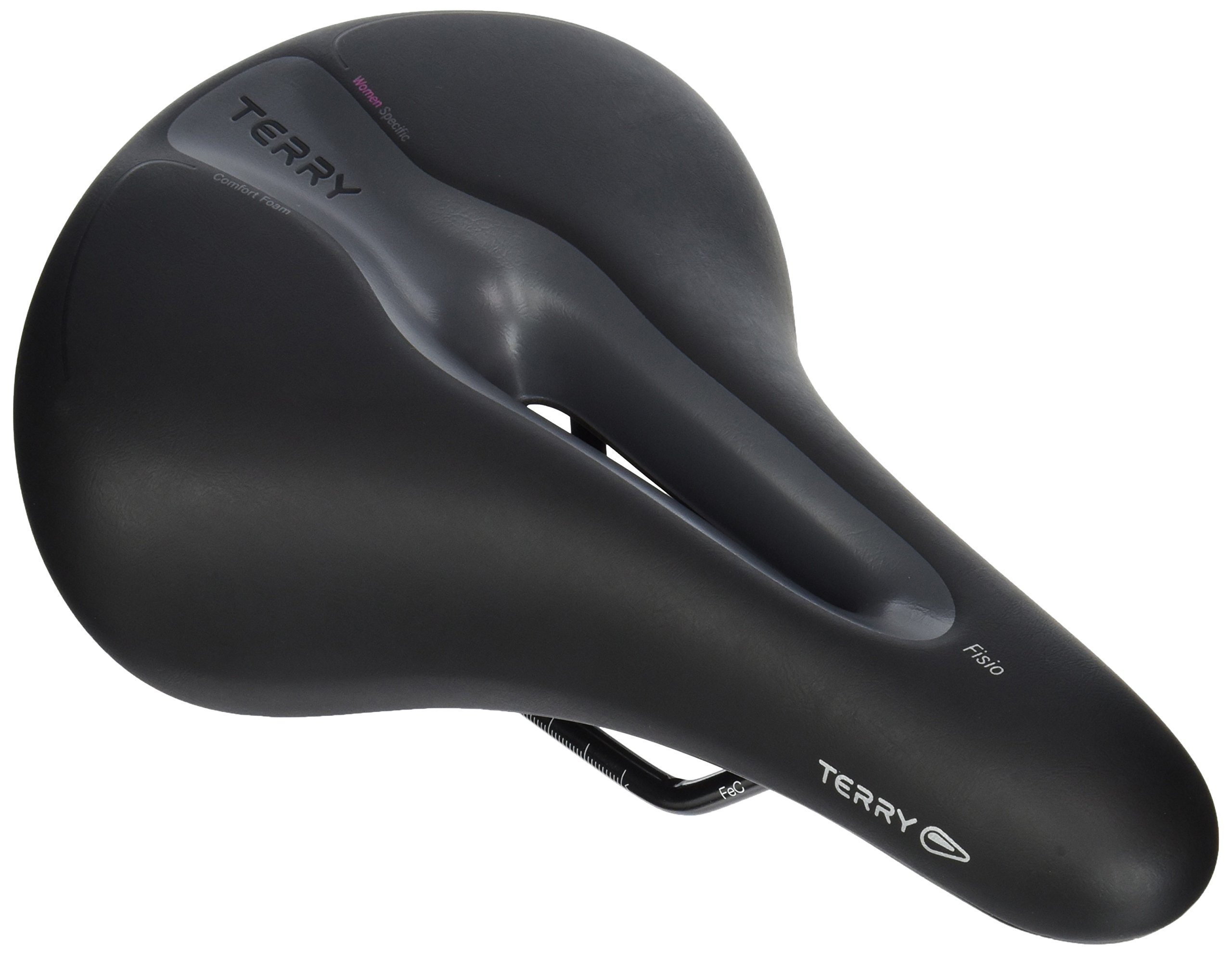 Ergon Fisio Women's Cycling Saddle – Black, One Size