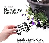 DIVCHI 14 Inch Indoor Outdoor Hanging Basket Set of 4 view 2
