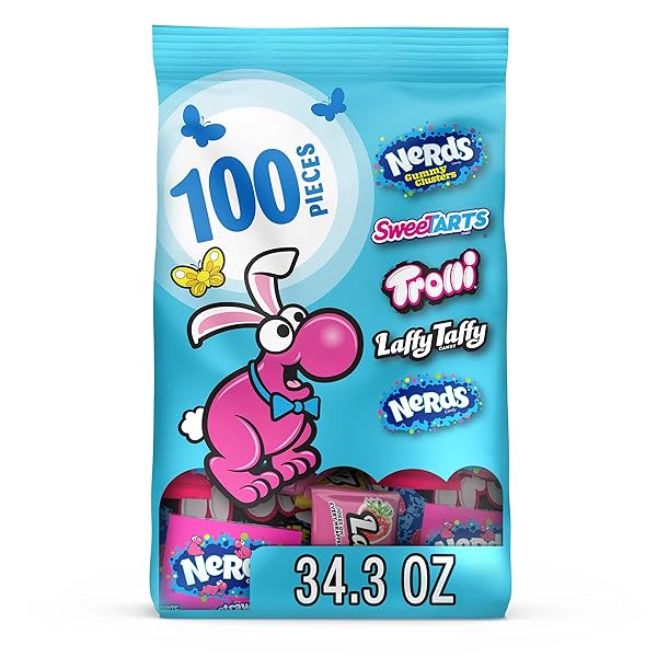 NERDS EASTER CORE WINNERS BASKET FILLER VARIETY BAG,...