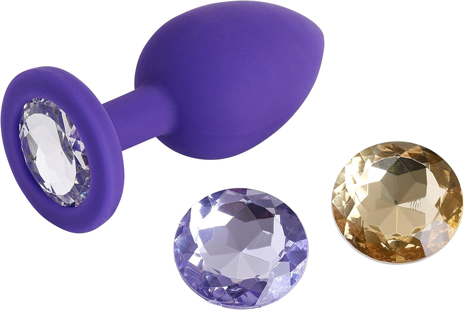So Divine Bootylicious Purple Butt Plug, 100% quality silicone, 100% ...