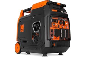 WEN Quiet and Lightweight 4800-Watt Dual Fuel RV-Ready Electric Start Portable Inverter Generator with Fuel Shut Off and CO Watchdog (DF480iX)