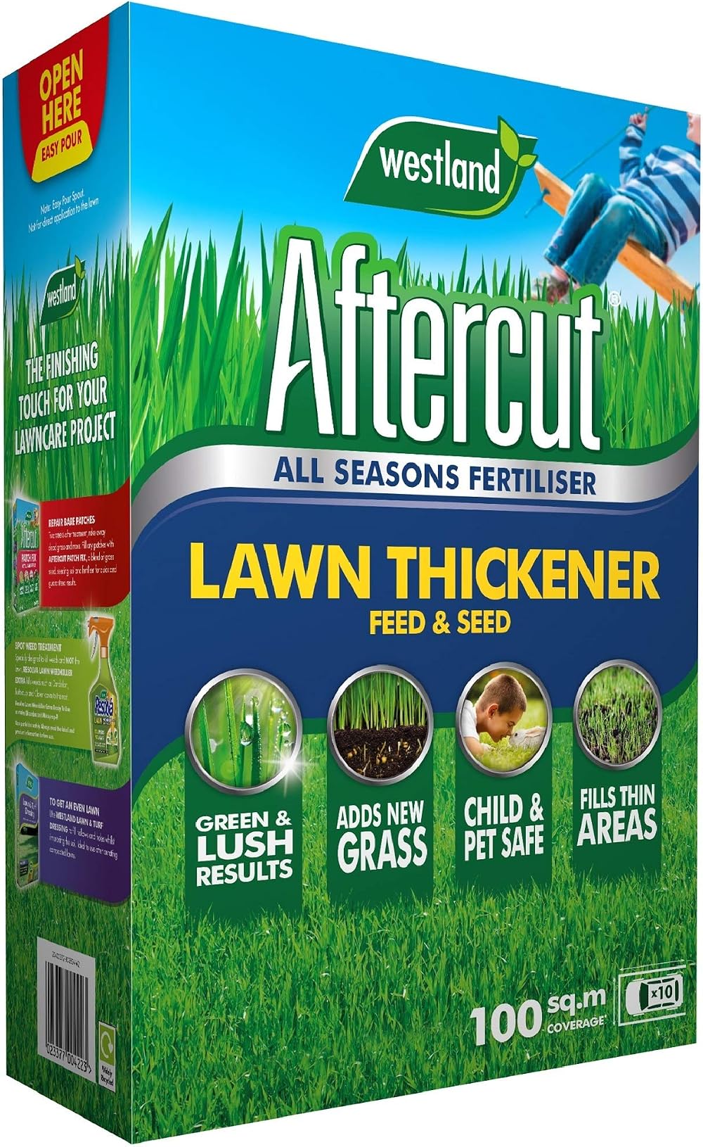 Aftercut Lawn Thickener Feed and Seed 3.5 kg Brown 100 m2