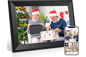 CAXTONZ Uhale Digital Picture Frame 10.1 inch IPS Touch Screen Digital Photo Frame WiFi Enabled丨Wall Mountable丨Auto-Rotate Send Best Wishes via “Uhale ”App-for Families＆Friends or Grandparents Gift