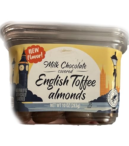 Amazon.com : Milk Chocolate Covered Almonds, 10 oz, Fair Europeon