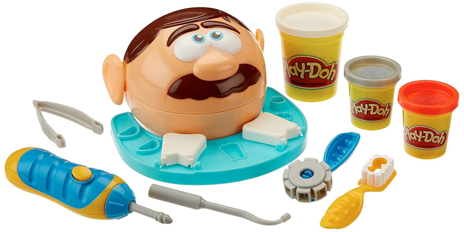 Play Doh Modeling Compound Doctor Drill N Fill Kids Toy Clay PlaySet