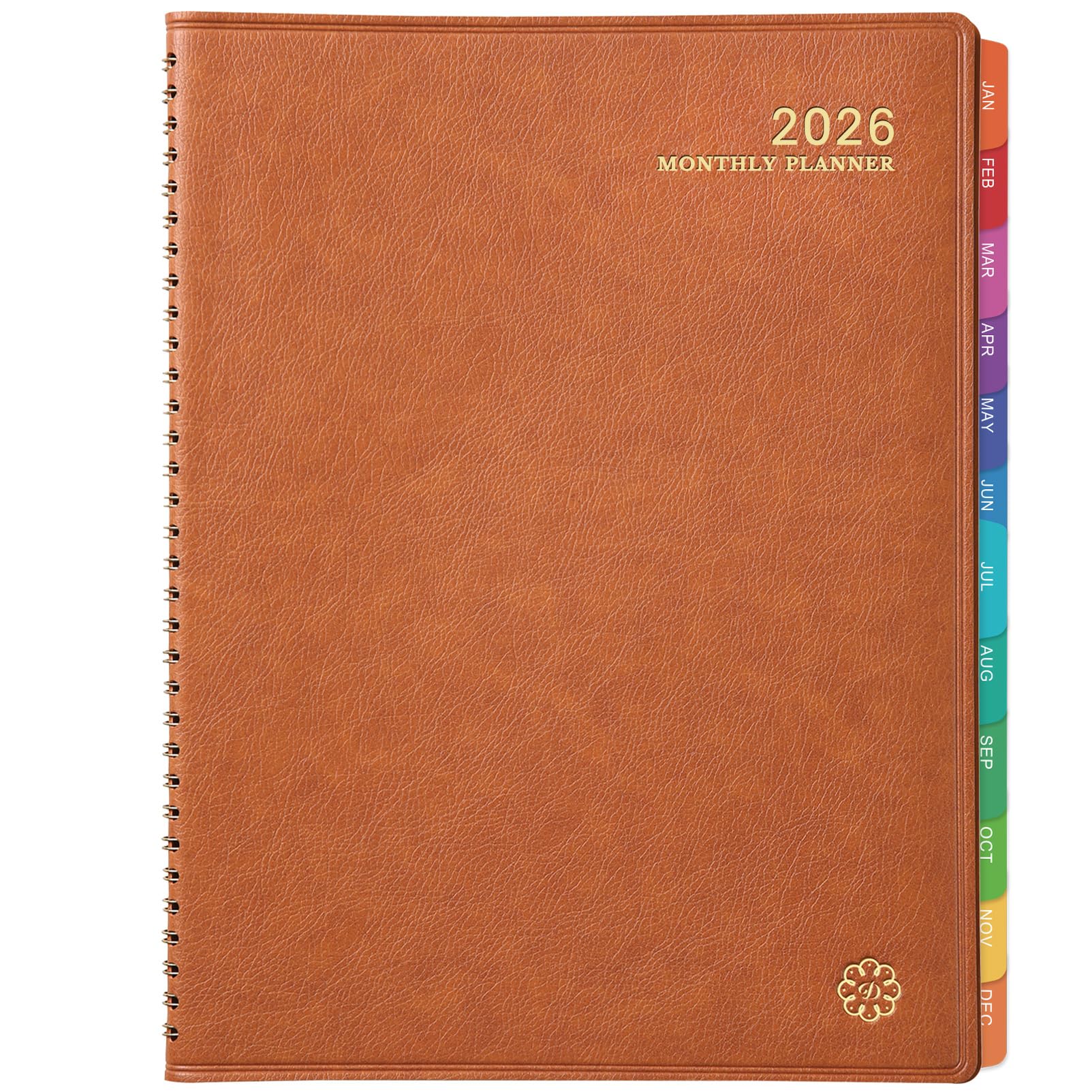 Photo 1 of 2026 Monthly Planner - Monthly Planner 2026 from January to December, 8.86'' x 11.4'' with Coated Tabs, Inner Pocket