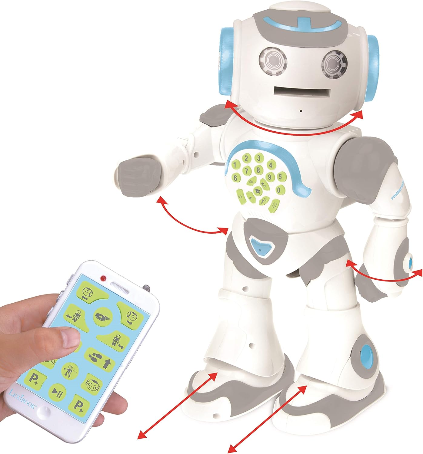 Lexibook Powerman Max, Remote Control Walking Talking Toy Robot, STEM Programmable, Dances, Singing, Telling 10,000 Stories - Image 3