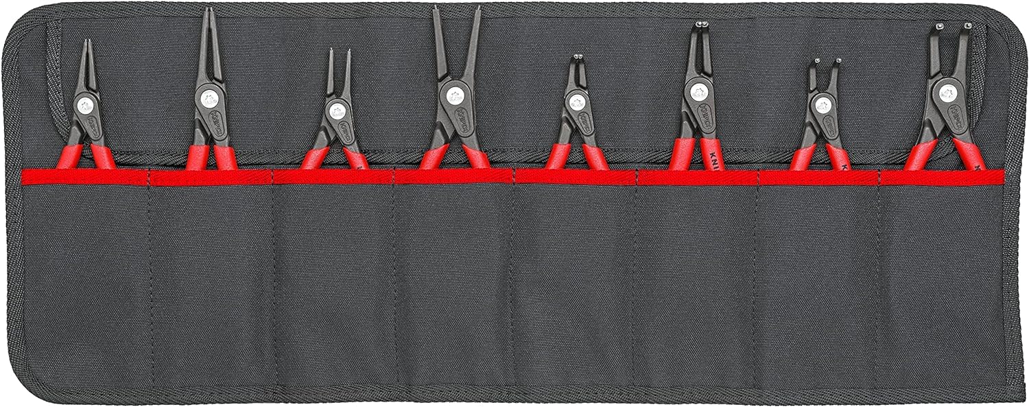 KNIPEX Set of Circlip Pliers 8 Parts, 00 19 58 V02