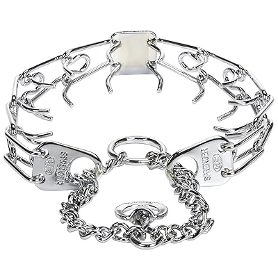 Herm SPRENGER Ultra-Plus Prong Dog Training Collar, 2.25 mm x 12&quot;, Steel Chrome Plated Dog Prong Collar, Pinch Collar for Dogs, Dog Correction Collar, Dog Prong Training Collar, Dog Supplies