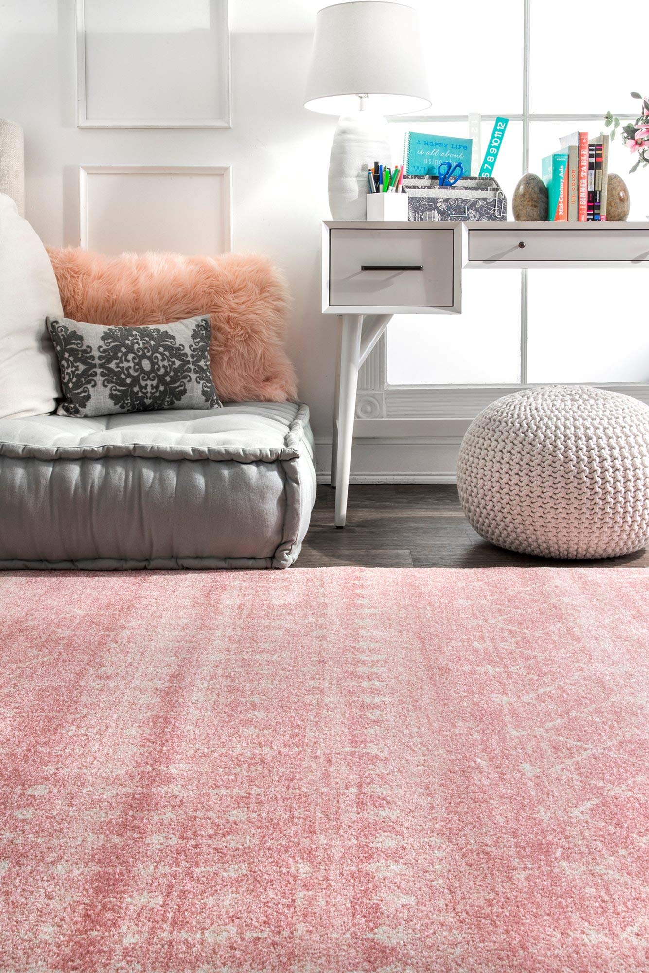 nuLOOM Moroccan Blythe Area Rug, 3' x 5', Pink