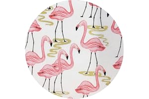 ANDRÉAS Andreas Silicone IG-VHVI-8RBD Non-Slip 6.25" Jar Opener, Easy Lid Opener, Made with Silicone and Fabric, Dishwasher Safe, Garlic Peeler, Flamingos, 6.25 inch