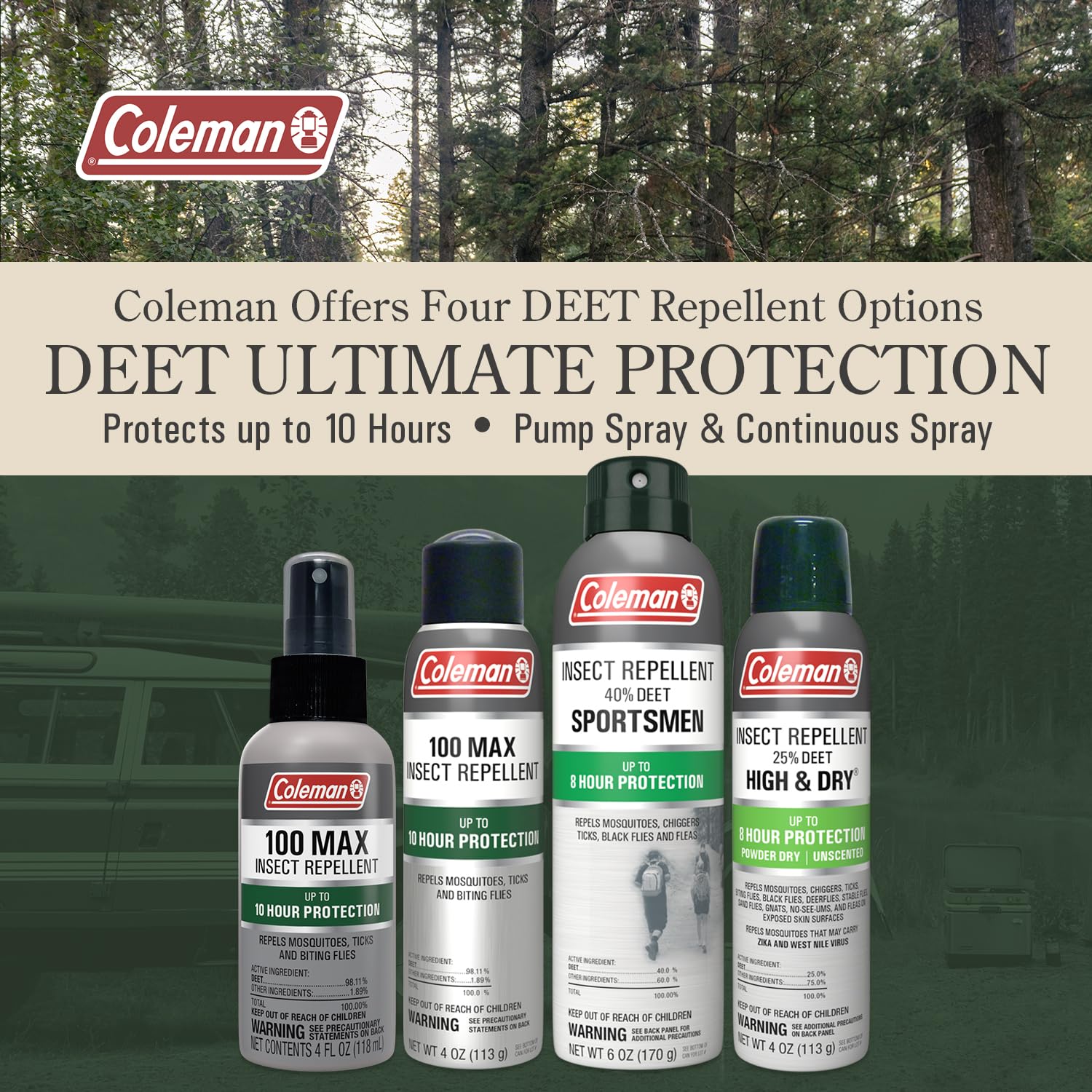 Mua Coleman Insect Repellent Spray - 40% DEET Insect Repellent Spray ...