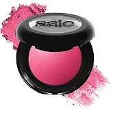 Saie SuperSuede Baked Blush Powder, Amore (0.1 oz) | Talc-Free Powder Blush for Cheeks, Hydrating, Long-Wearing Formula with Hyaluronic Acid &amp; Squalane, Soft Diffused Finish